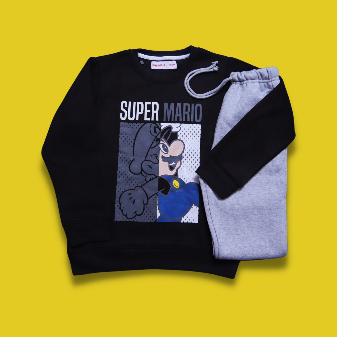 Super Mario Sweatshirt & Trouser Set