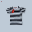 Black & White Striped Tee - Boys