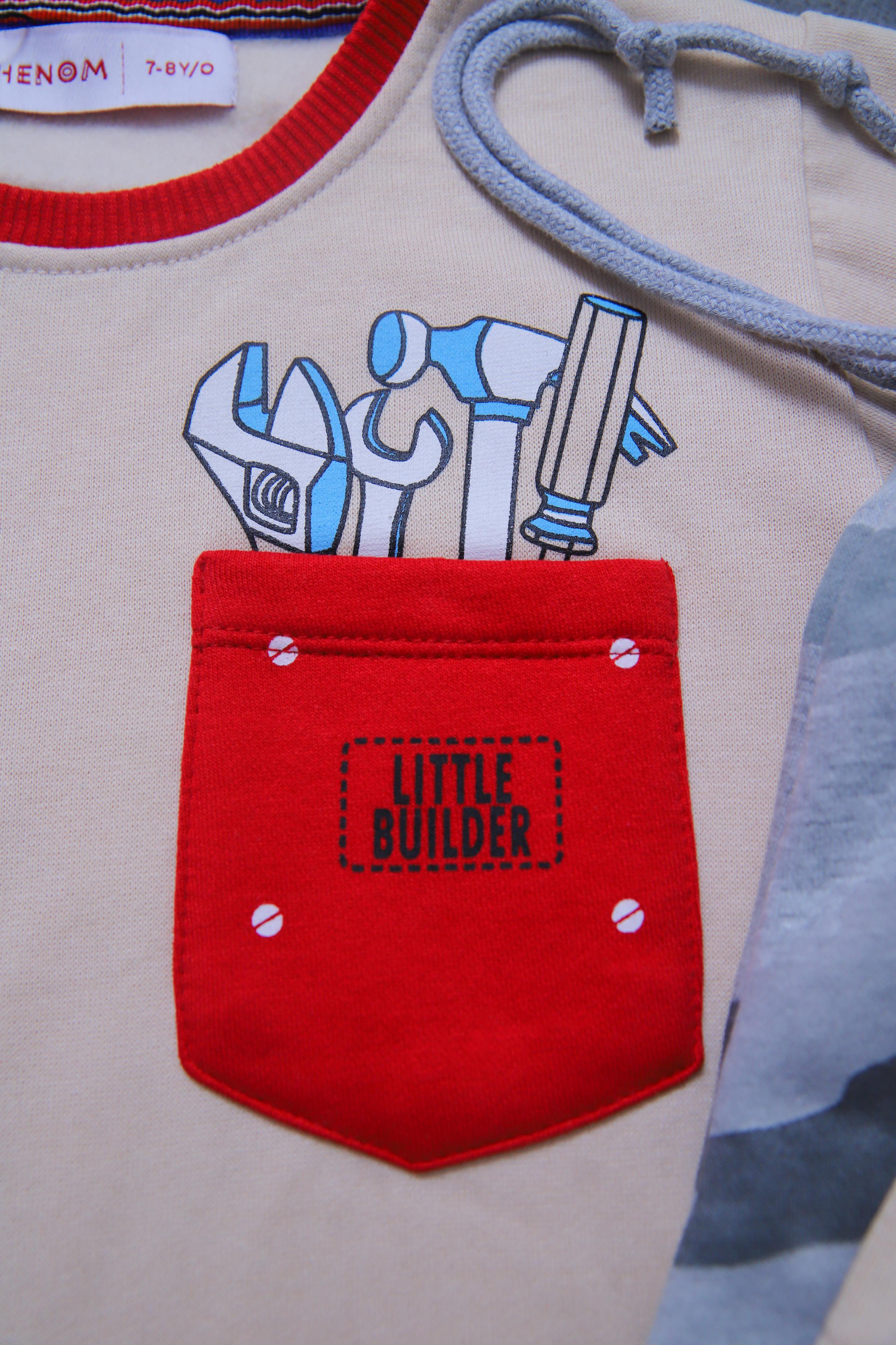 Little Builder Sweatshirt & Trouser Set